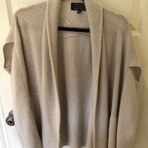 Cashmere Banana Republic cardigan.